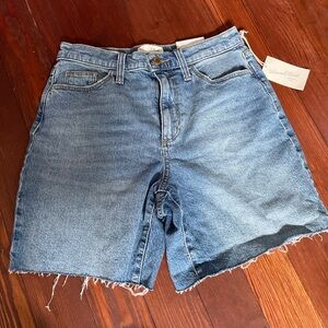 High Rise Universal Thread Straight Shorts